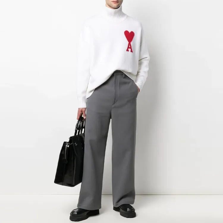 AMIPARIS Funnel Neck Sweater-2