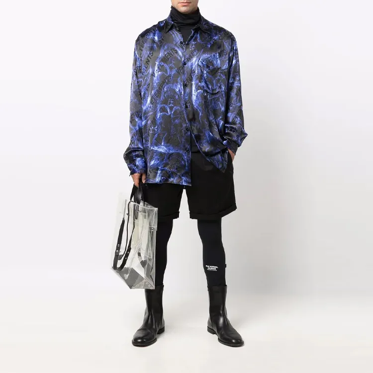 Vetements Shirts Unisex Blue-2