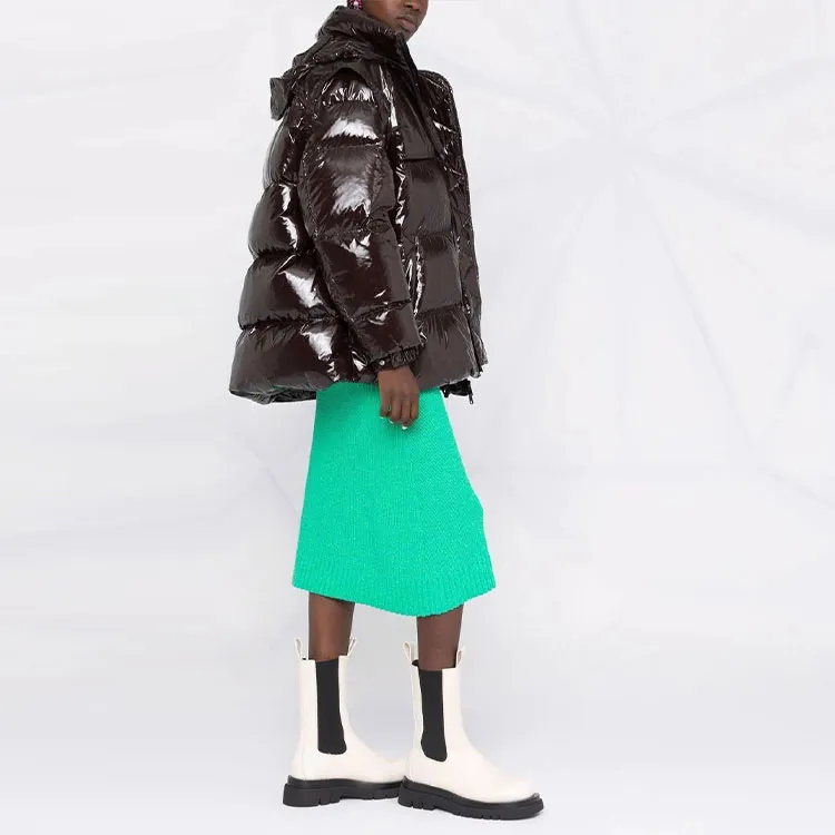 Bottega Veneta Down Jacket Women's Brown-3