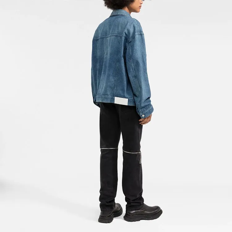 AMBUSH Denim Jackets Men Blue-2