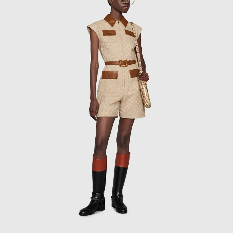 GUCCI Bodysuits Women's Ivory White-3