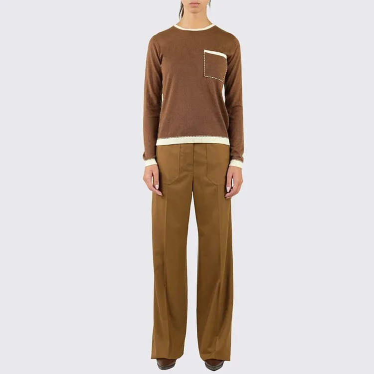 MaxMara Cashmere Sweaters Women's Brown-1