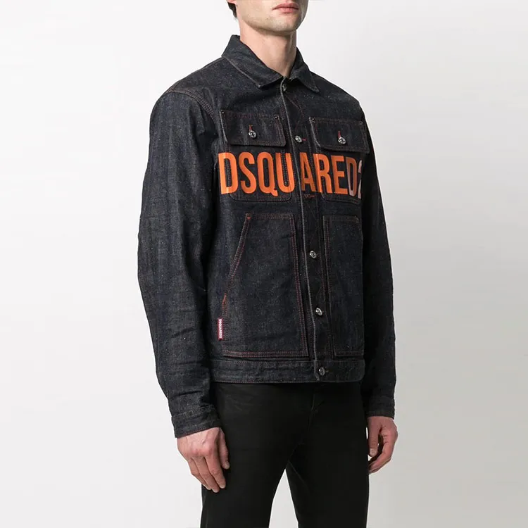 DSQUARED 2 Denim Jackets Men Black-3