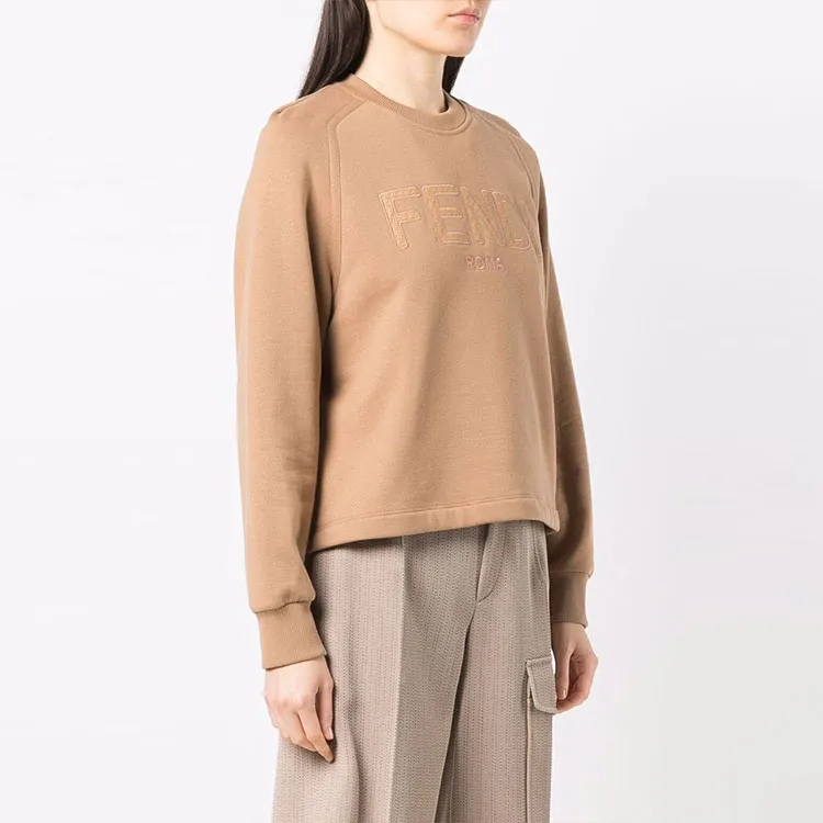 FENDI Sweatshirts Women's Brown-2