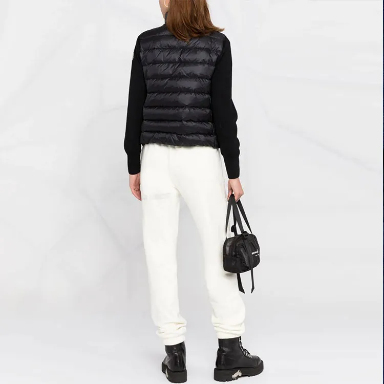 Moncler Zip Up Puffer Cardigan 'Black'-2