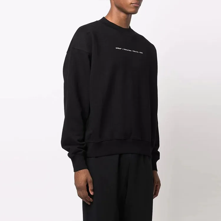 OFF WHITE FW21 Sweatshirts Men Black-3
