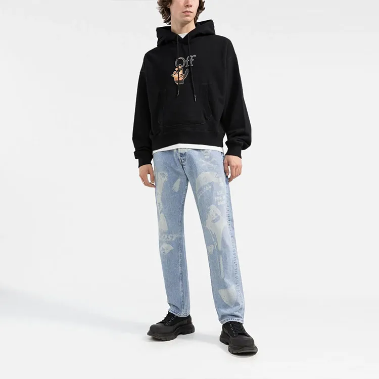 OFF WHITE FW21 Sweatshirts Men Black-1