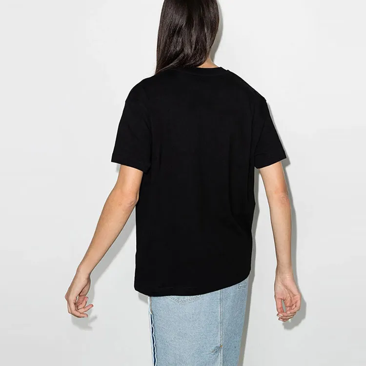 OFF WHITE Women'ss Underlined Logo T Shirt Black/White-2