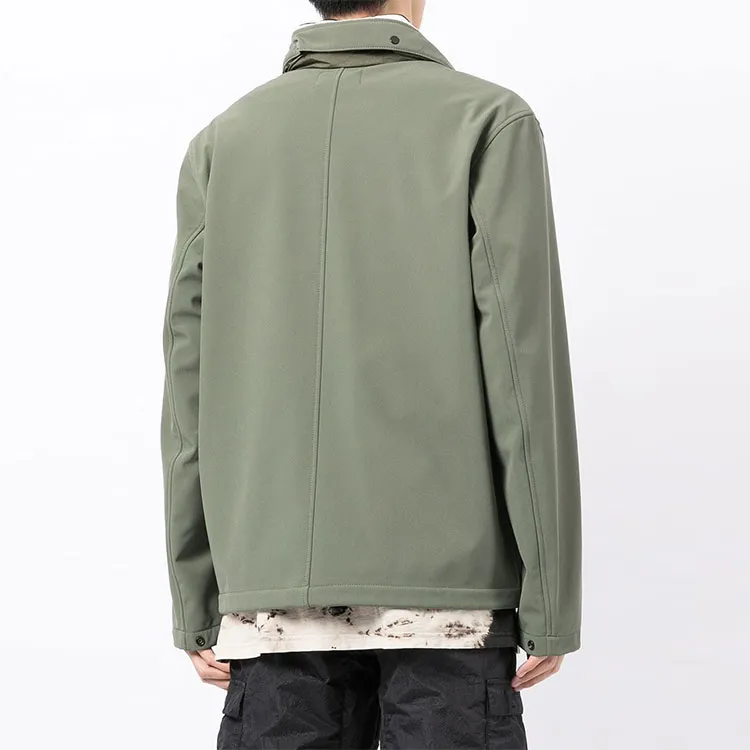 STONE ISLAND LIGHT SOFT SHELL R SERIES SOFT SHELL Jackets Men Sage Green-6