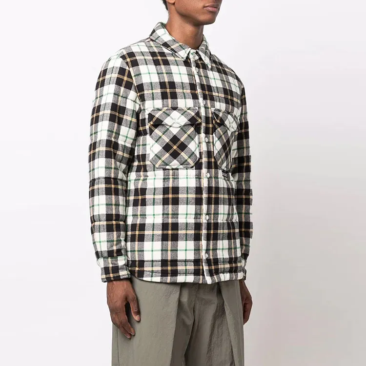 Marcelo Burlon Padded Pocket Checked Shirt-3