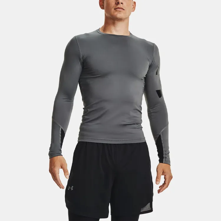Under Armour HeatGear Fitness Clothing Men Gray-3