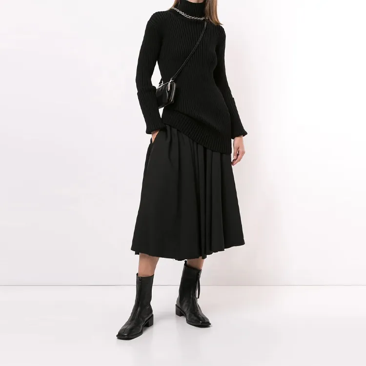 Yohji Yamamoto Drawstring Pleated Skirt-1