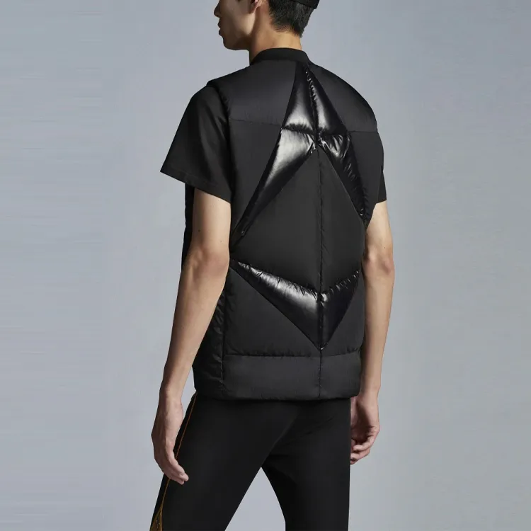 Moncler Vests Men Black-3