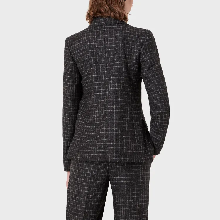 EMPORIO ARMANI Business Suits Coats Women's Black-3