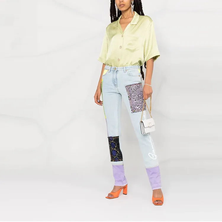 VERSACE Denim Pants 'Multicolor'-2