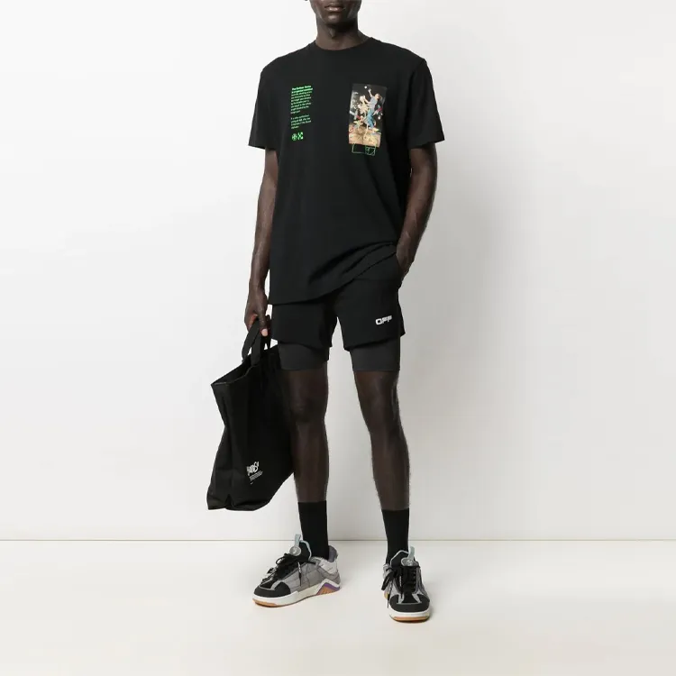 OFF WHITE Layered Cycling Shorts-1