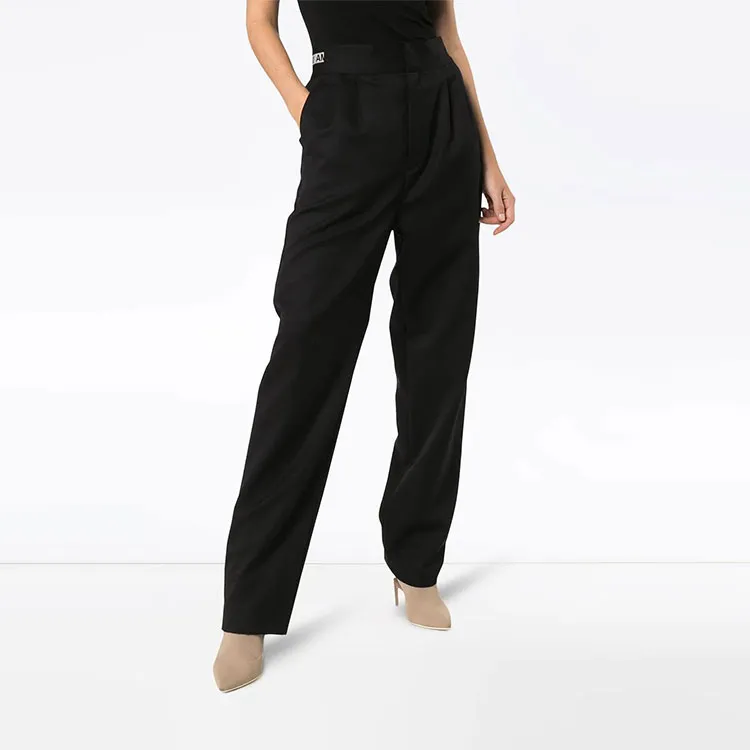 AMBUSH High waist Straight Leg Trousers-1