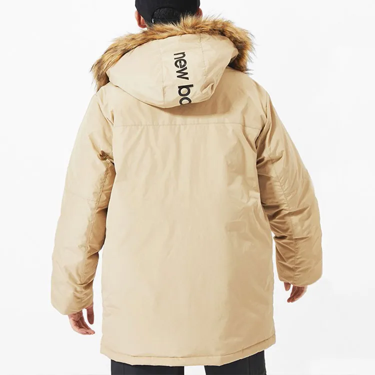 New Balance Down Jacket Winter Men's Khaki-3