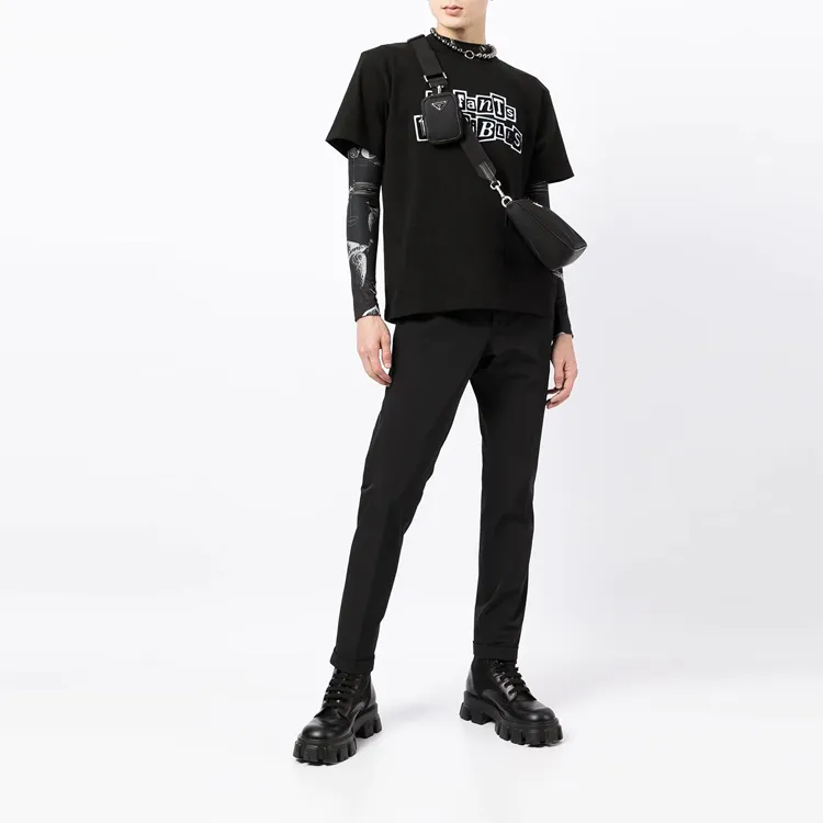 Jean Paul Gaultier X Sacai T-Shirts Unisex Black-1