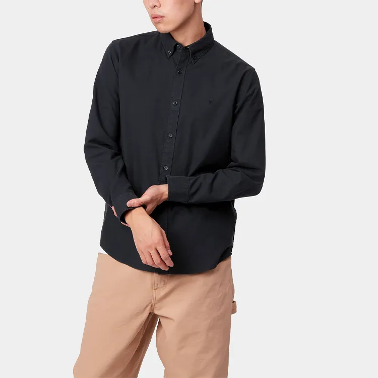 Carhartt WIP Shirts Men Dark Marine Blue-3