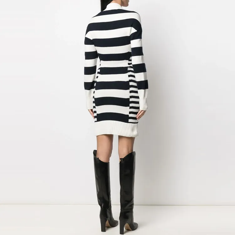 Alexander McQueen Long Sleeved Dresses Women's Black-2