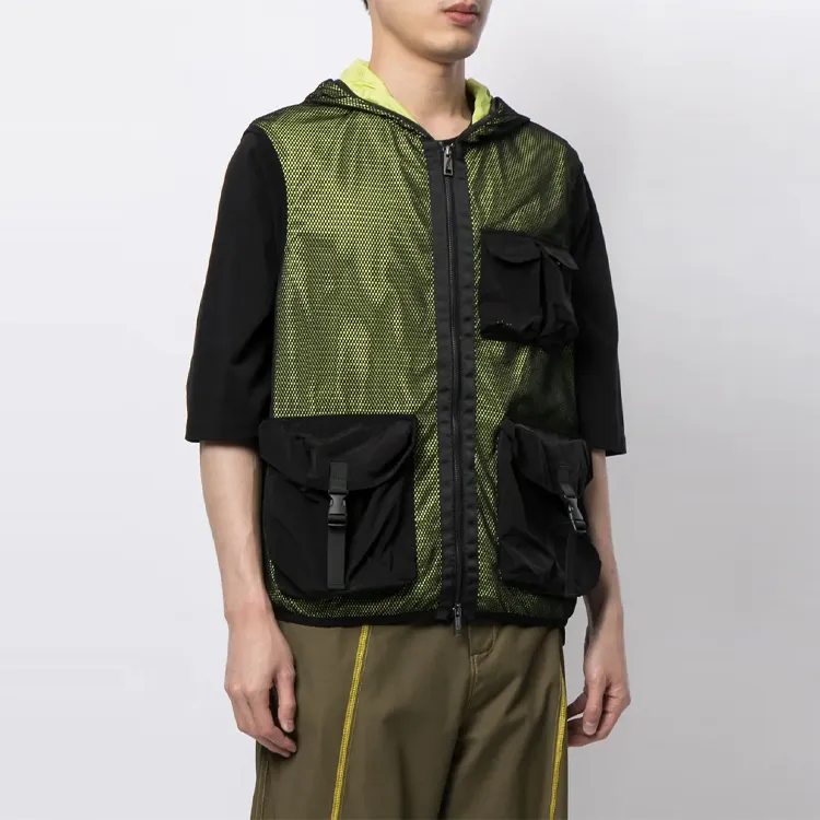 ARMANI EXCHANGE Vests Men Green-3