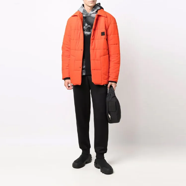 A COLD WALL* FW21 Solid Color Lapel Loose Fit Down Jacket Men's Orange-1