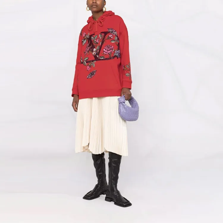 Valentino Sweatshirts Women's Red-1