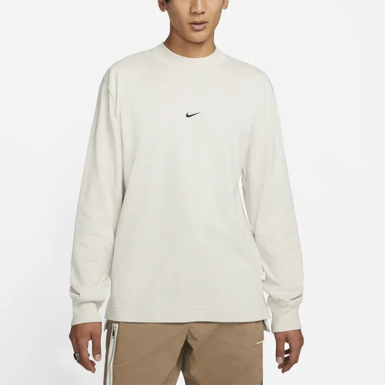 Nike T Shirts Men Beige-3