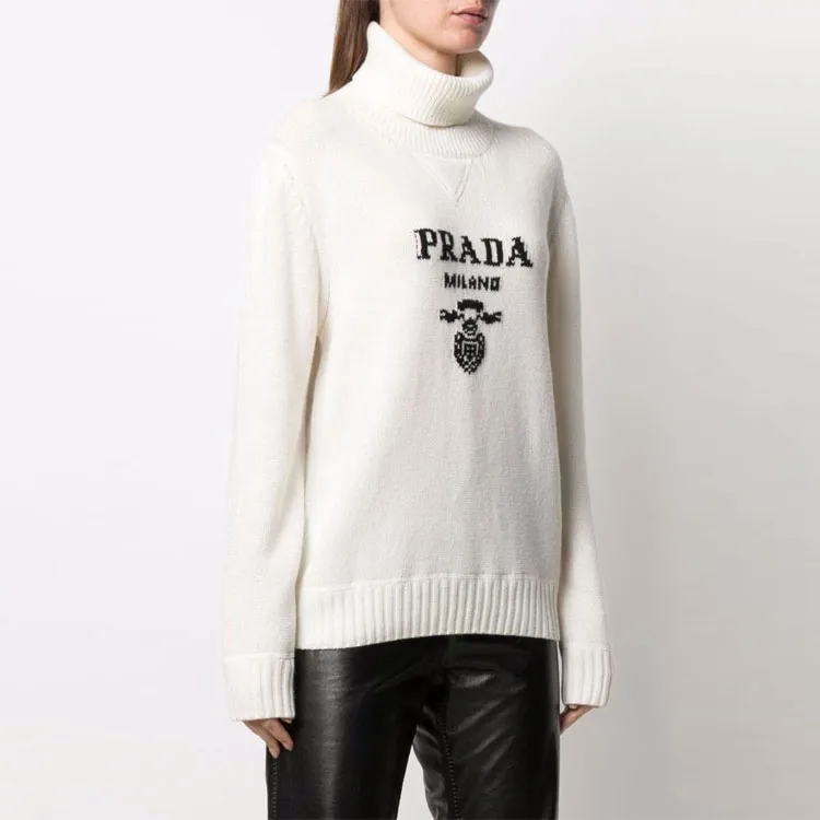 PRADA Cashmere Sweaters Women's White-3