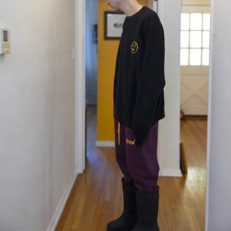 Drew House Mascot Waffle Sweater-3