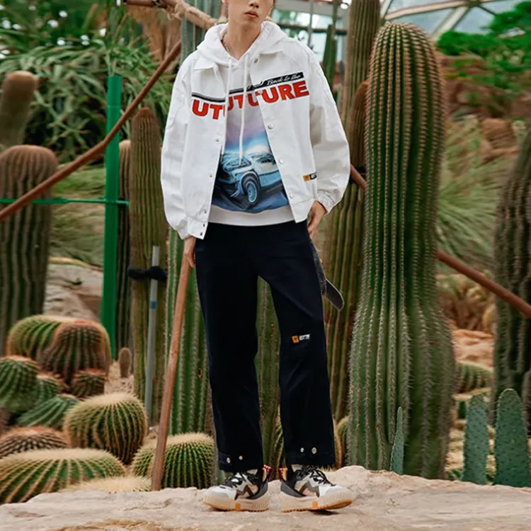 LINING Sports Fashion Collection Jackets Men White-2