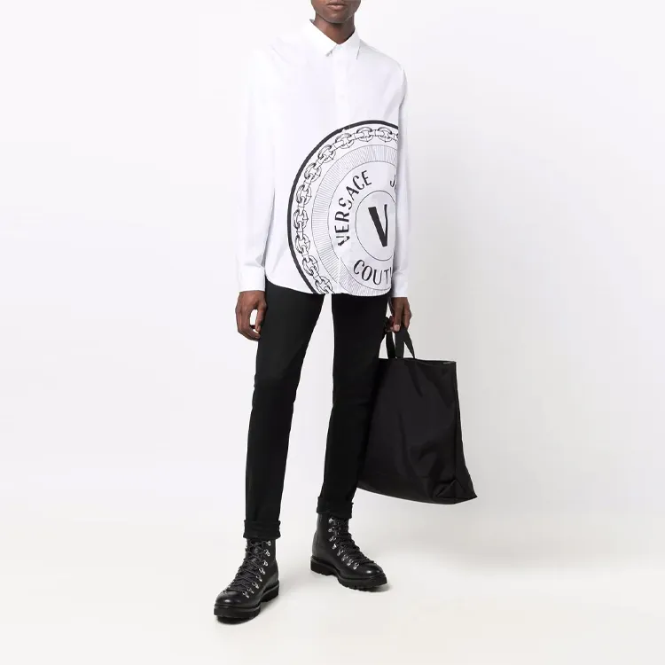VERSACE JEANS COUTURE Shirt Men's White-2