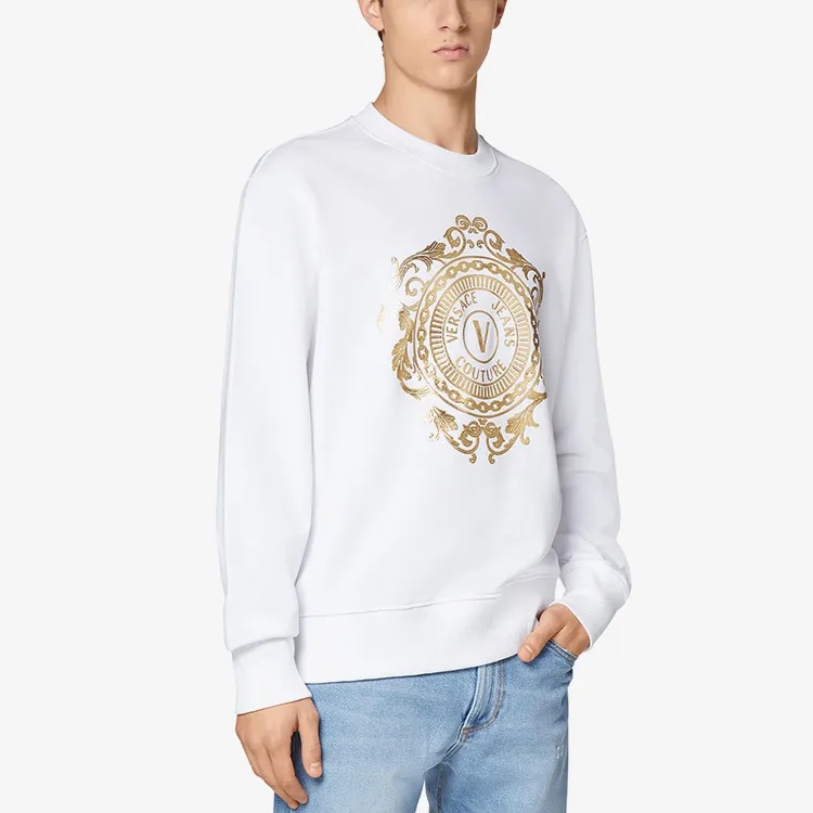 VERSACE JEANS COUTURE Sweatshirts Men White-4