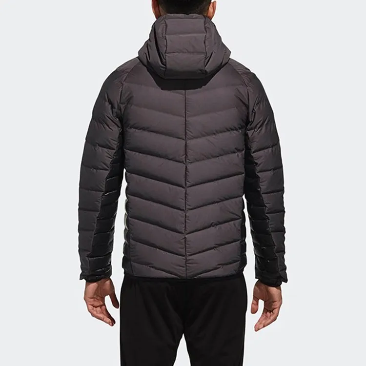 Adidas Down Jackets Men Black-4