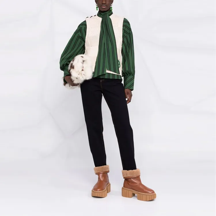 GANNI Shirts Women's Green-1