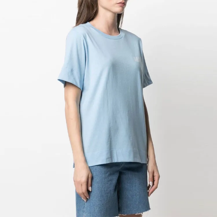 GANNI T-Shirts Women's Blue-3