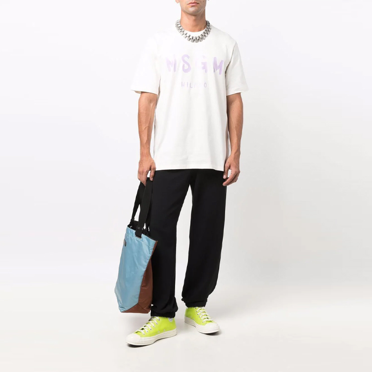 MSGM Logo Printed Track Pants - POIZON
