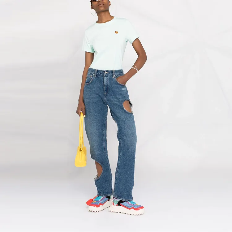 KENZO T-Shirts Women's Light Blue-1
