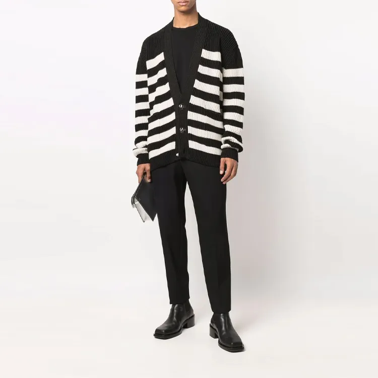 BALMAIN FW21 Loose Fit Knitwear Men's Black-1