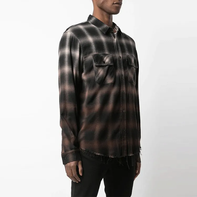 AMIRI Ombre Plaid Shirt-3