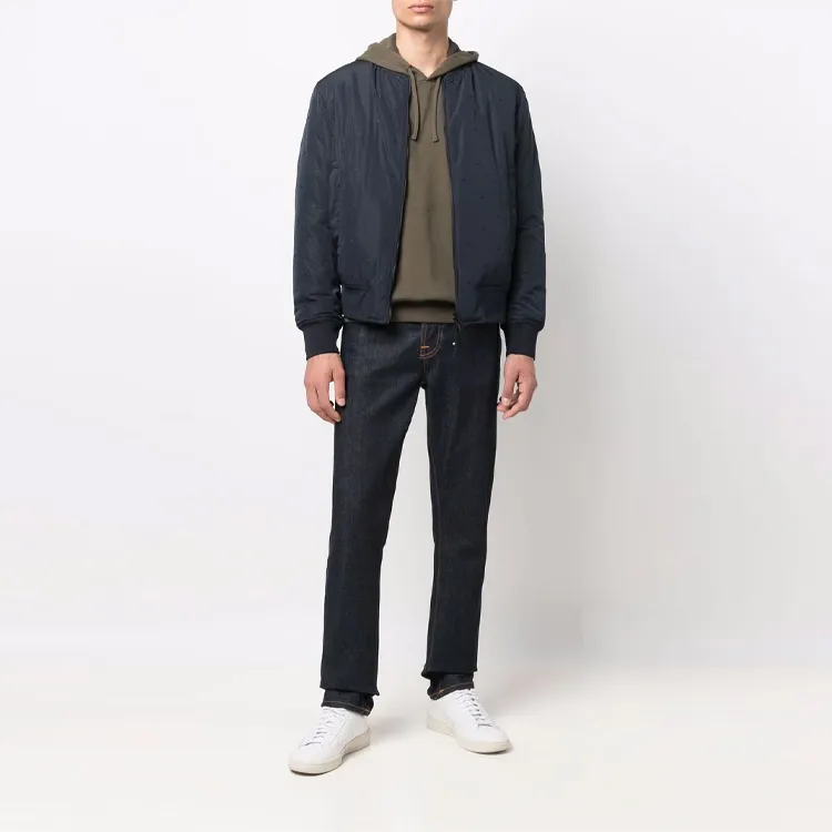EMPORIO ARMANI Puffer Jacket Men's Navy Blue-1