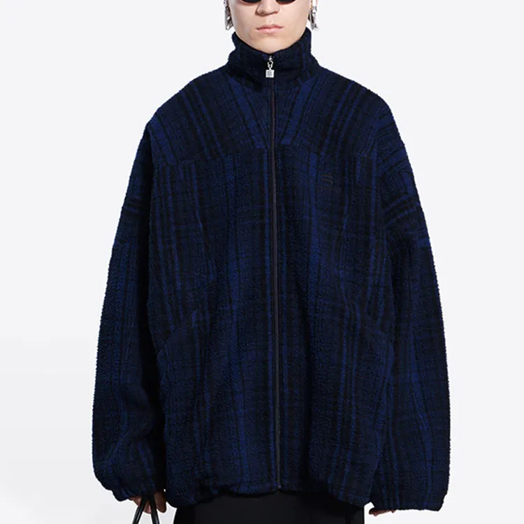 Balenciaga Sporty B SS22 Jackets Coats Loose Fit Style Men's Blue-3