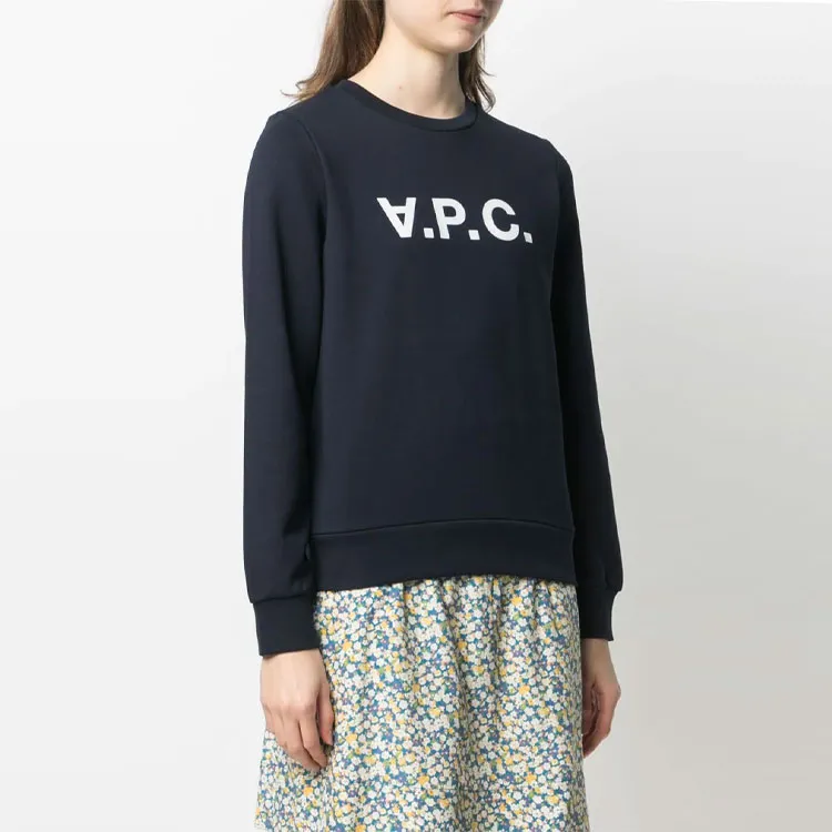 A.P.C Viva Logo Flocked Sweatshirt-2