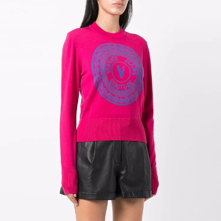 VERSACE Sweaters Women's Red-3
