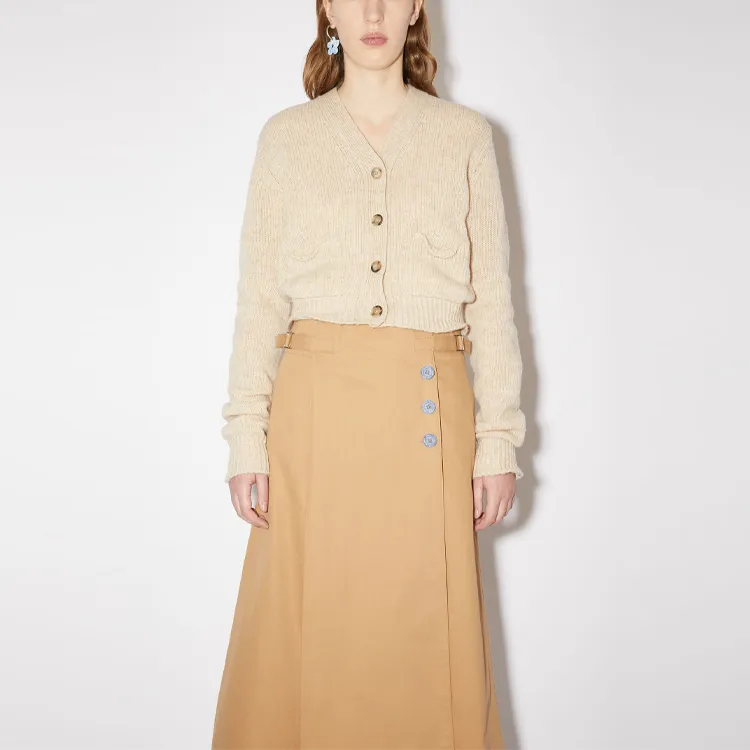 Acne Studios FW21 Sweater Women's Light Yellow-1