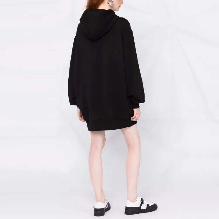 VERSACE JEANS COUTURE Shift Dress Cropped Dress Black-3