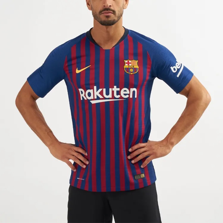 Nike Soccer Jerseys Men Blue-3