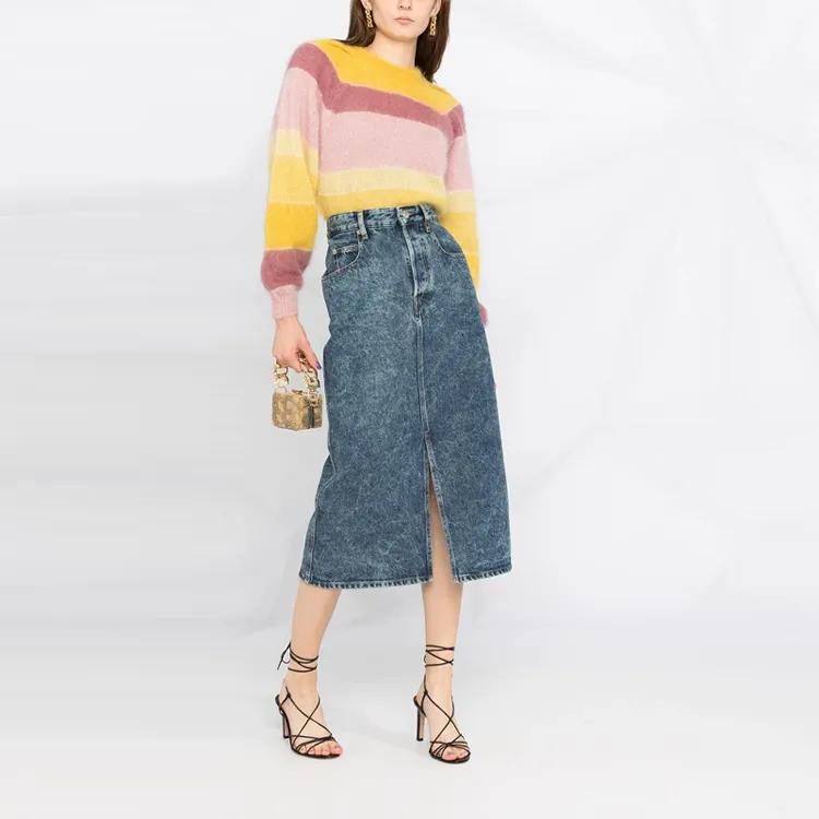 ISABEL MARANT SS21 Loose Fit Sweater Women's Yellow-1
