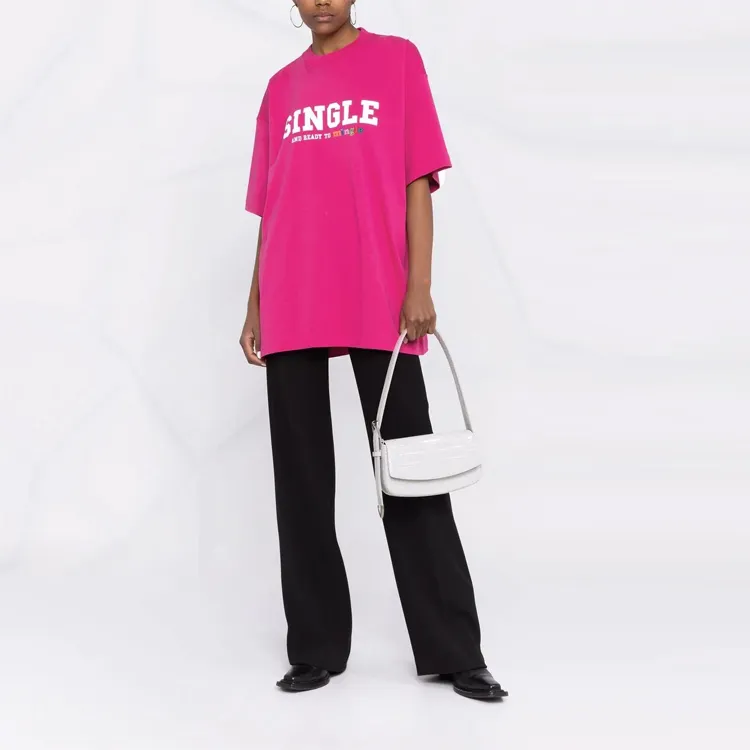 Vetements T Shirts Women's Pink-3